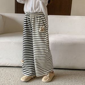 [베이비맥스] 스트라이프 와이드 밴딩 팬츠 R10893