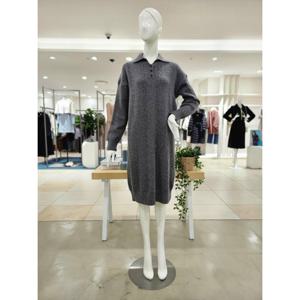 [포커스] 포커스 꽈배기 카라 니트 원피스 FW3J7OP02778