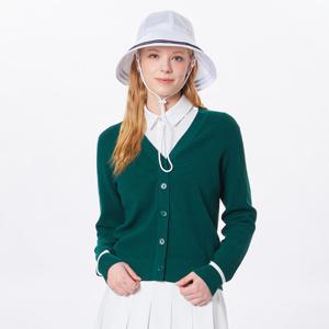 [볼빅어패럴] 여성 골프 로고 JQD Y가디건 VLMSO201_DE