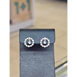 미라클 세이브존03 미라클 핑크원석 데일리 착붙 귀걸이 SAVgss248