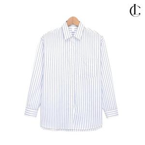 엘케이트 여성 셔츠 스트라이프 포켓 카라 데일리 남방 LCM009