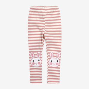 [베이비맥스] 핑크토끼 단가라 유아 레깅스 P182