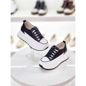 세레스 세이브존03 여성 소가죽 밴딩끈 캐주얼 키높이 스니커즈 6cm SAVNR S134