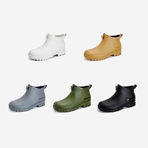 [블로썸스틸] 2024 커플 발볼넓은 레인 부츠 신발