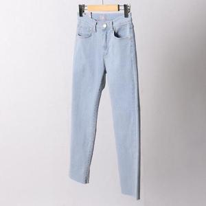 빅사이즈사랑해요 D447L403 데님스판일자연청팬츠 LO