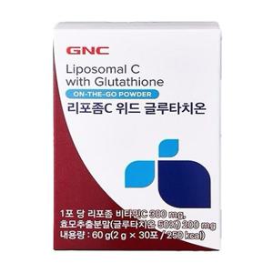 [지앤씨][GNC] 리포좀C 위드 글루타치온 30포(60g) 1개