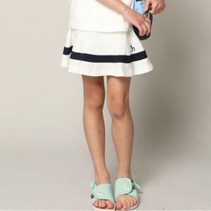 [헤지스 키즈]헤지스키즈 에센셜 여아 플레어 스커트 HSM82SA82P_WT