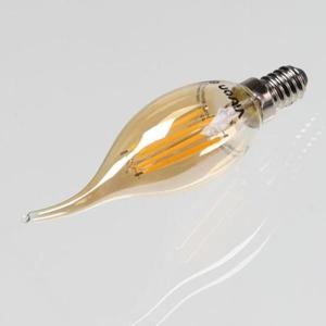 에디슨 LED 촛대구 플레임 (골드) 4W 2.7K E14 KS