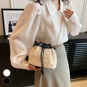 복조리 왕골 체인 버킷백 ELG-172