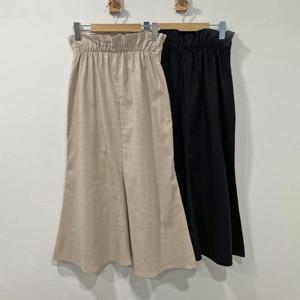 빅사이즈사랑해요 S043L405 오르가닉린넨프릴스커트 LT