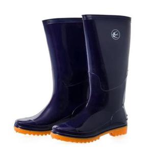 논슬립 장화 PVC 네이비 방수 미끄럼 방지 250-300 텃밭 식당 농사 주방