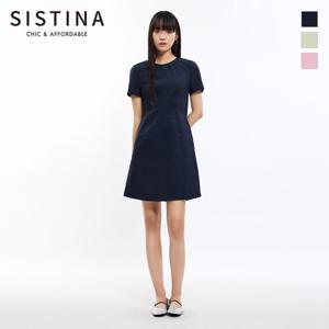 [SISTINA] 인기 컷아웃 백 버튼 미니 원피스_AWWOPO21200