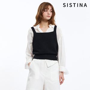 [SISTINA] 인기 크로셰 니트 베스트_ASKVTO21520