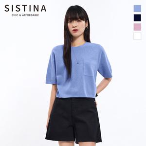 [SISTINA] 인기 포켓 포인트 크롭 니트_ASKPOO21080