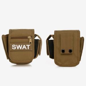 밀리터리 보조 파우치 베이지 허리밸트가방