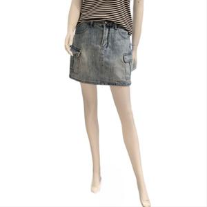 [에이비에프지]카고 데님 미니스커트 ADY5ZS38G