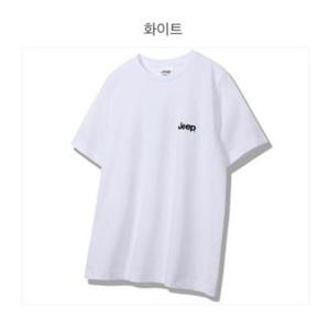 Jeep 지프 자수 스몰로고 백프린팅 반팔티 JP2393SG