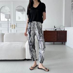 페인팅 밴딩 여름 쿨 조거바지 USD-240608