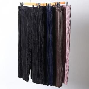 빅사이즈사랑해요 D762L407 밴딩찐빠주름일자팬츠 RA