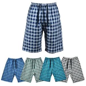 [라일리] Rly 여름 남자 잠옷 체크반바지 7부 파자마