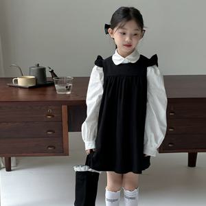 [베이비맥스] 해리 프릴 조끼 원피스 R12319