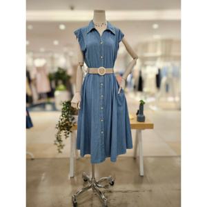 [포커스] 포커스 벨티드 청 원피스 FM4F3OP30877