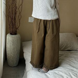 [베이비맥스] 라이 프릴 와이드 밴딩 팬츠 R12381