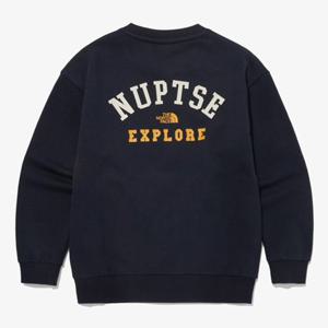 노스페이스 키즈 NM5MQ55T 네이비 하이 마운틴 스 셔츠 맨투맨