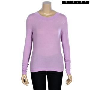 [시슬리]시슬리 져지 라운드 기본티셔츠 SATSA3411_VO