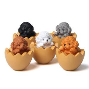 화분 테라리움 데코 픽 NB2020-01 (달걀 강아지)