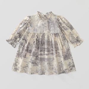 [베이비맥스] 샤롤 레이스 셔링 원피스 R12556