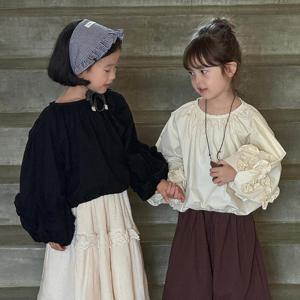 [베이비맥스] 베티 프릴 퍼프 블라우스 R12478