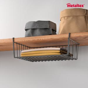 메탈텍스 캥거루 선반밑 바스켓 라바 블랙