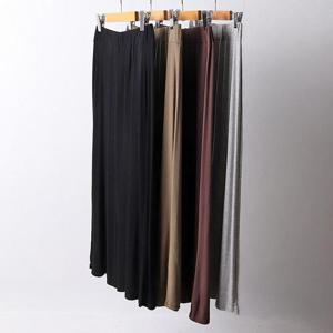 빅사이즈컴포트치마 F347L409 소프트A라인롱스커트 RA