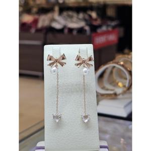 미라클 세이브존03 미라클 진주 드롭 리본 귀걸이 AGsssuu234AG