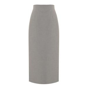 [에이비에프지]백 트임 하이웨이스트 H라인 롱 스커트 APY4QSA1J