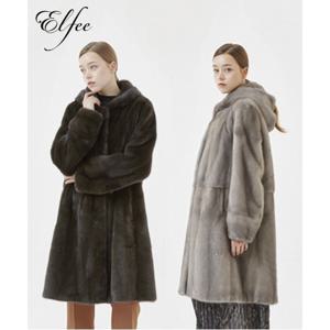 [진도]진도 Elfee 휘메일 유색 밍크후드코트 (E7W3EC08_)