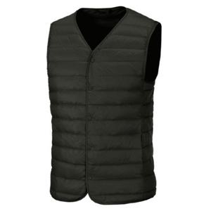 M VQC DW670-BK 데피 패딩 브이넥 조끼