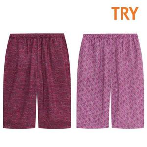 트라이 여성 인견레이온 7부파자마 잠옷반바지 홈웨어