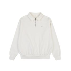 유니)자수 반집업 기모 맨투맨(오버핏) AO4WTS846-CR