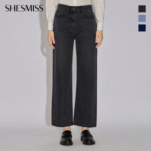 [쉬즈미스] 스트레이트 크롭 데님 팬츠_SSMSLO32060