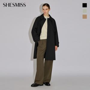 [쉬즈미스] 벨티드 하프 트렌치 맥코트_SWWBYO32020