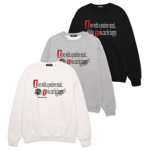 [밴웍스]FLOWER WORKS 오버핏 맨투맨 (VLS0102)