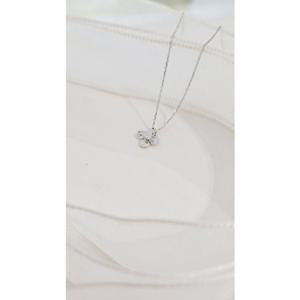 로이드 14k 튜더로즈 쁘띠 컷팅 다이아몬드 목걸이 LNF24035D