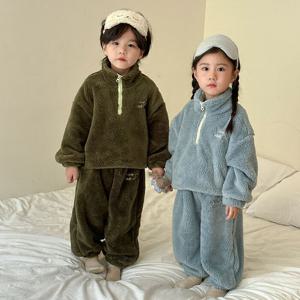 [베이비맥스] 데이 플리스 집업 상하복 세트 R12906