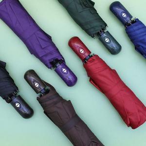 튼튼한 3단 자동 접이식 컬러 우산