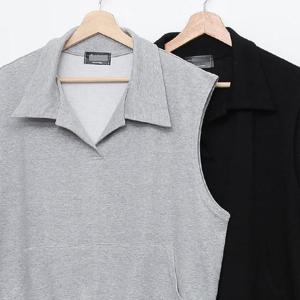 심플카라쭈리면베스트 410T019S 빅사이즈 여성의류