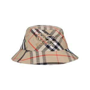 [버버리] 체크 코튼 블렌드 버킷햇 (8085726)