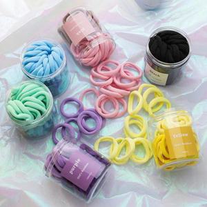 파스텔 대용량 헤어 머리끈 밴드 50P LM_0536