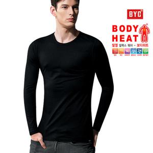 BYC 보디히트 릴렉스웨어 남성 긴팔티 상의 내의 내복